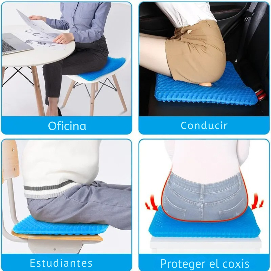 FlexiGel™ – Alivio inmediato para largas horas sentado + 🎁Regaló Gratis