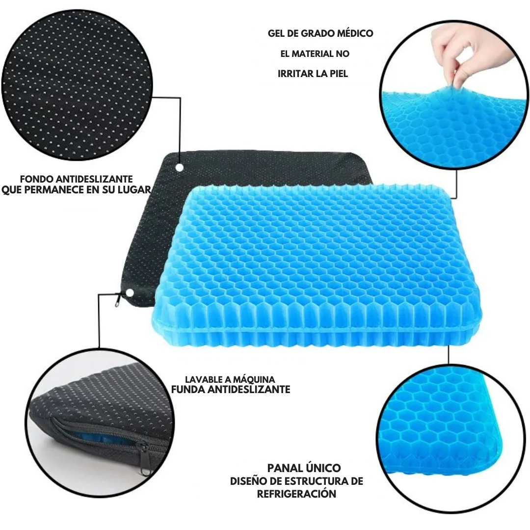 FlexiGel™ – Alivio inmediato para largas horas sentado + 🎁Regaló Gratis