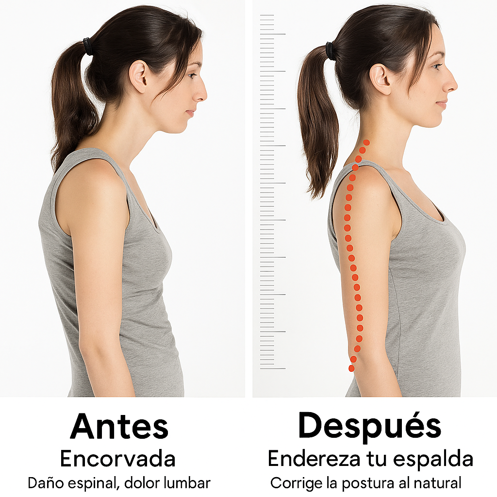 PostureAlert™ - Sensor de Postura Cuello y Espalda - Fibroforce