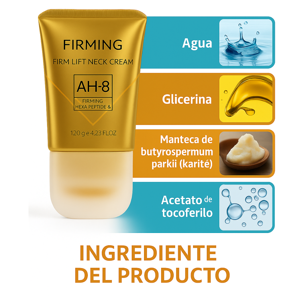 GlowLift™ - Reafirmante de Cuello - Fibroforce