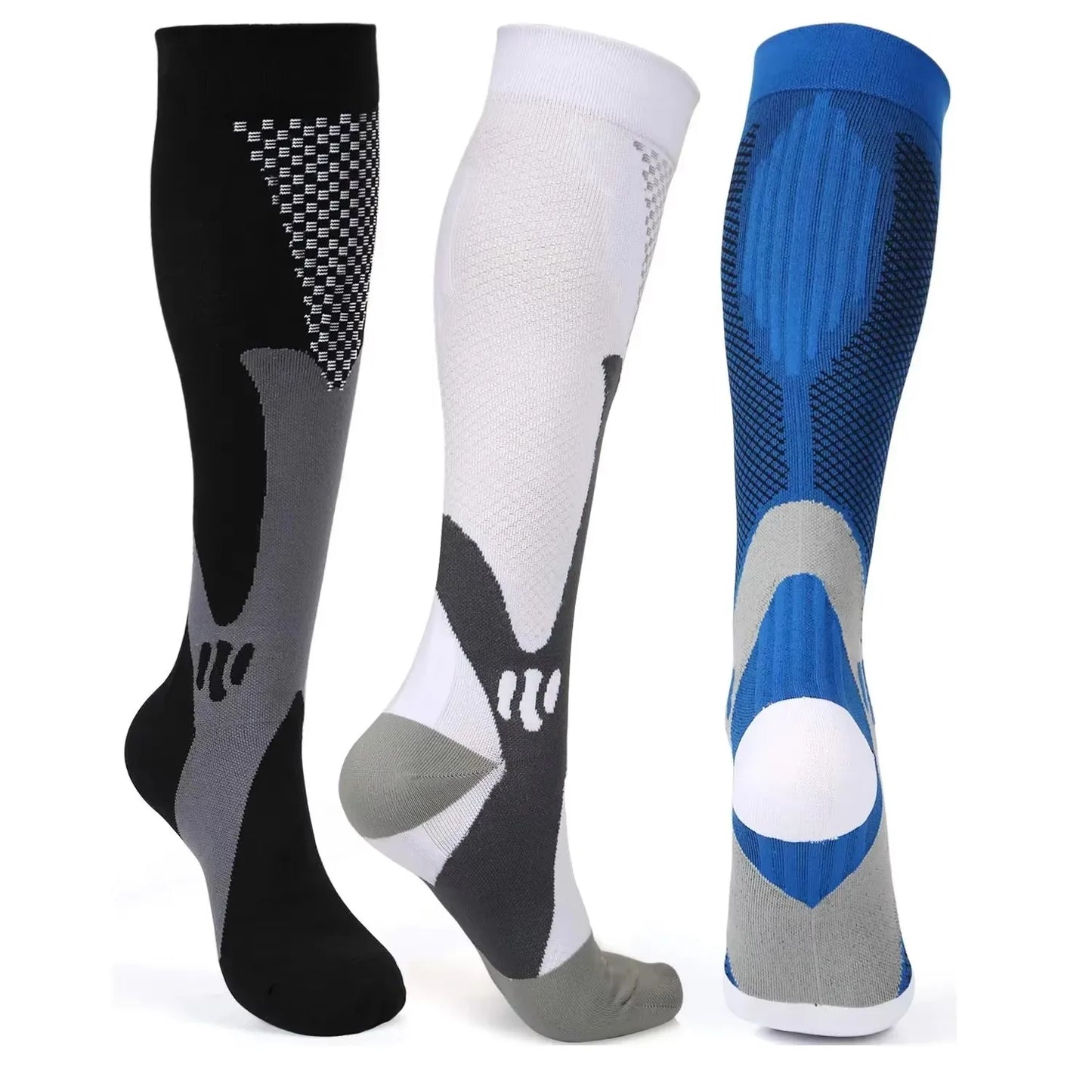 Compression Socks Medical Prevention Of Varicose Veins Anti Fatigue Nylon Care Socks Gym Outdoor Sports Running Football Cycling
