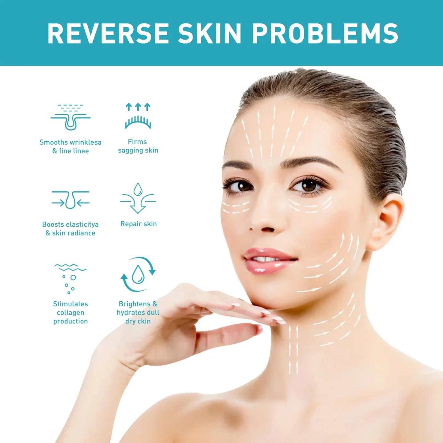 Sérum Facial Antiarrugas con Nicotinamida y Colágeno – Lifting, Reafirmante y Reparador