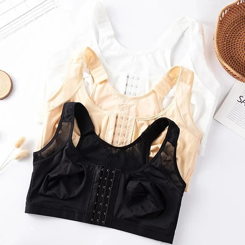FibroFit Bra™ – Sostén Cruzado con Soporte de Espalda - Fibroforce