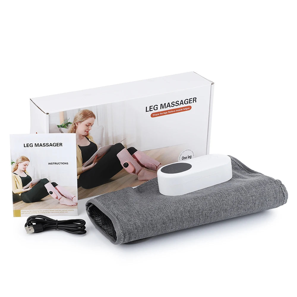 Masajeador Terapéutico de Piernas - Alivio Completo con Compresión de Aire y Terapia de Calor