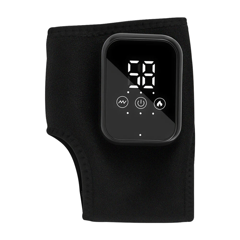 Foot Heat Massager Hot Compresses Vibration Massager Timer Breathable Material USB Foot and Ankle Joint Protection Touchscreen