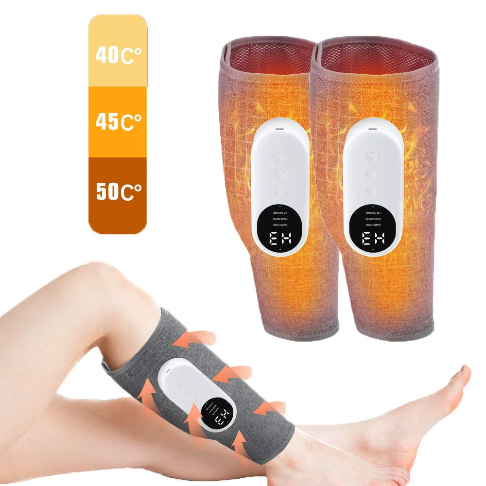 Masajeador Terapéutico de Piernas - Alivio Completo con Compresión de Aire y Terapia de Calor