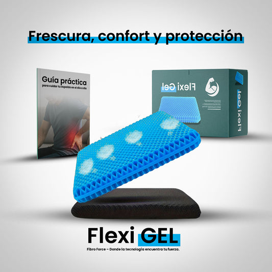 FlexiGel™ – Alivio inmediato para largas horas sentado + 🎁Regaló Gratis