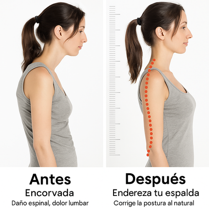 PostureAlert™ - Sensor de Postura Cuello y Espalda - Fibroforce