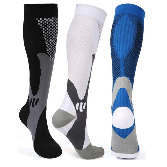 Compression Socks Medical Prevention Of Varicose Veins Anti Fatigue Nylon Care Socks Gym Outdoor Sports Running Football Cycling