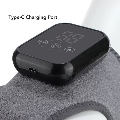 Foot Heat Massager Hot Compresses Vibration Massager Timer Breathable Material USB Foot and Ankle Joint Protection Touchscreen﻿