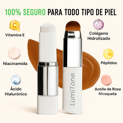 Base coreana LumiTone™ en roll-on que se adapta a tu tono natural